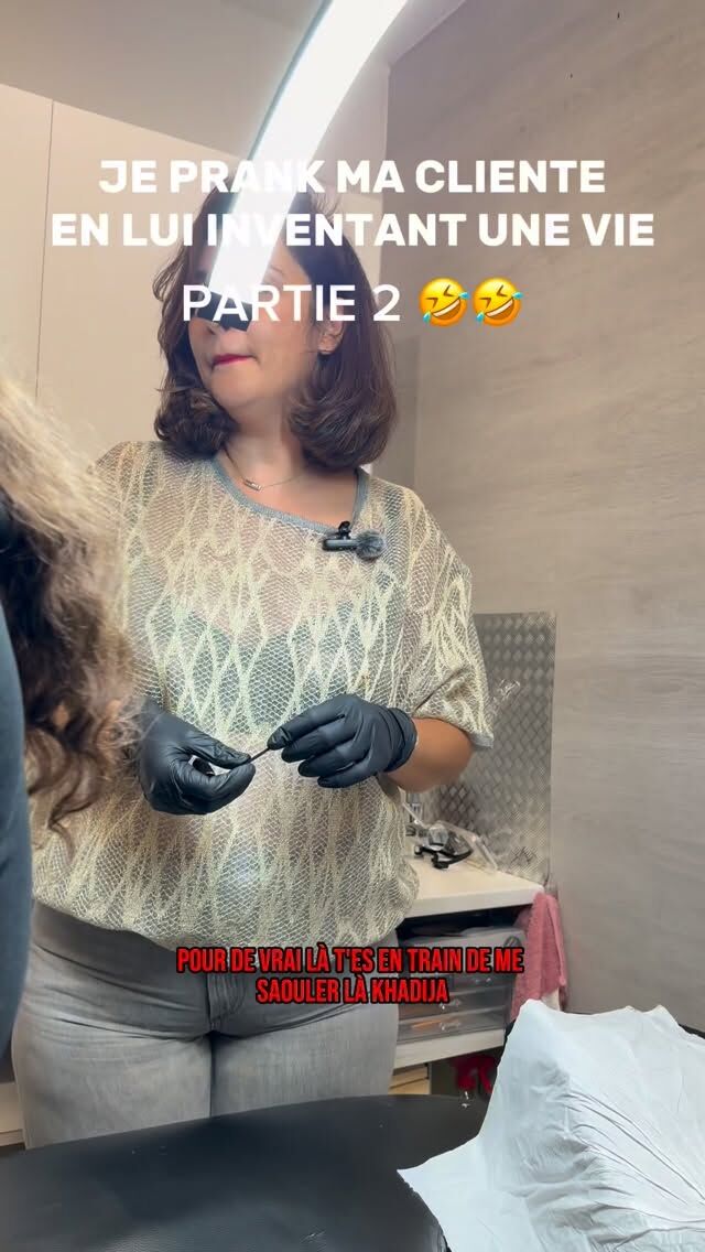 Le prank a mal fini 🤣 #prank #montpellier #coiffeurmontpellier #ladresseb #esthétique